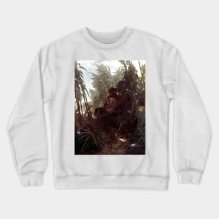 Pan in the Reeds - Arnold Bocklin Crewneck Sweatshirt